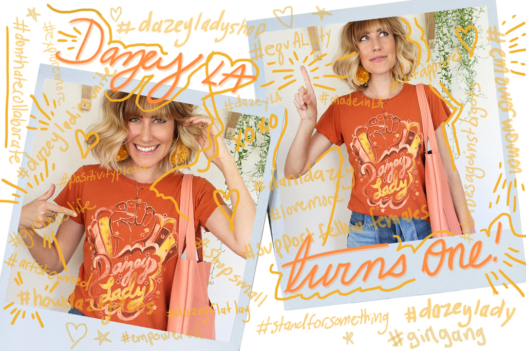 Dazey Turns One // Launch of DAZEY LADY SHOP!