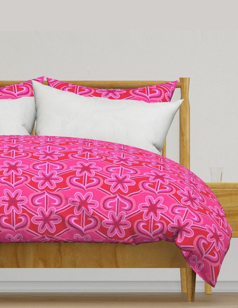 Sunny Chevy -  Bedding - Pink, Blue & Brown