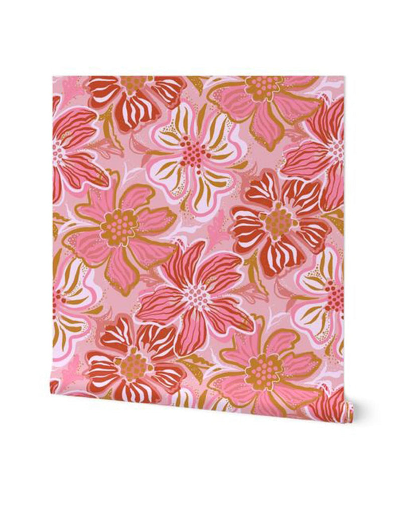 Pollen Prance -  Wallpaper - Pink