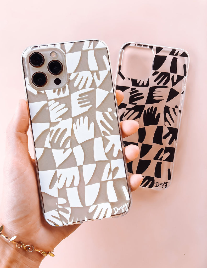 Hand Print iPhone Case - White