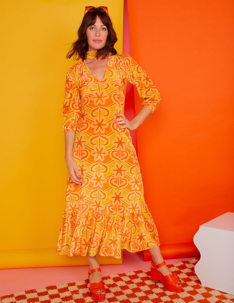 Sunny Chevy Velvet Sunshine Dress